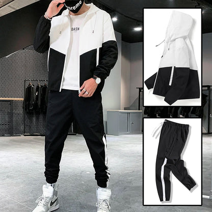 Men’s Tracksuit Set – Hooded Jacket & Joggers