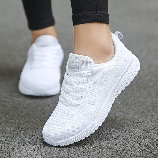 Women Casual Sneakers Breathable Walking Flats Fashion Shoes