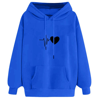 Casual Fun Print Women's Hoodie