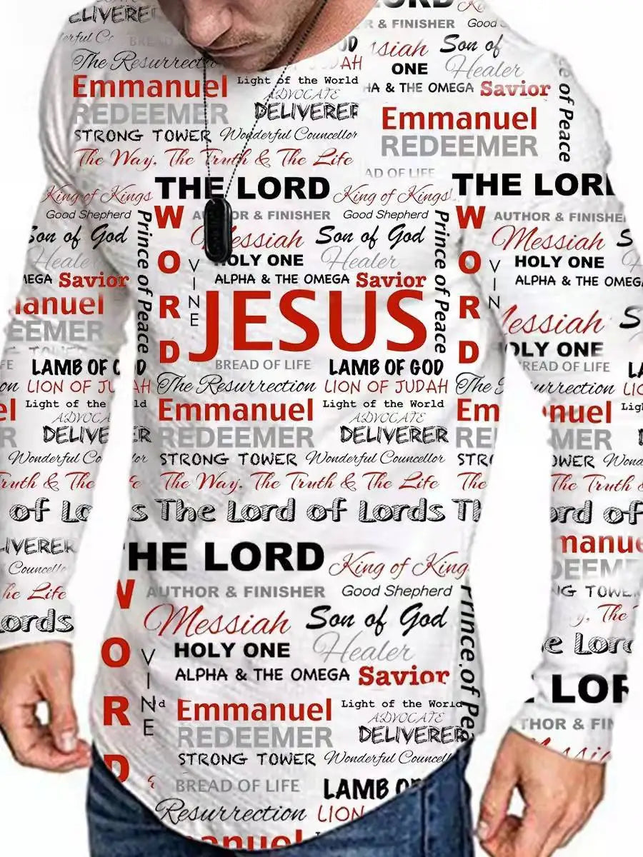 Men's Y2K Graphic Long Sleeve Tee