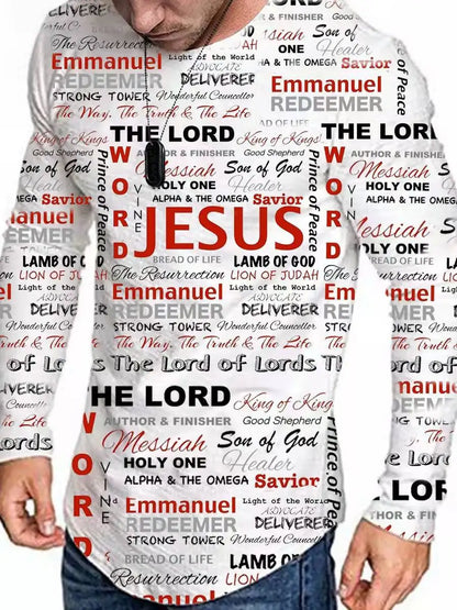 Men's Y2K Graphic Long Sleeve Tee