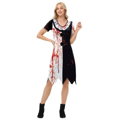 Terrifier 3 Clown Cosplay Dress for Women