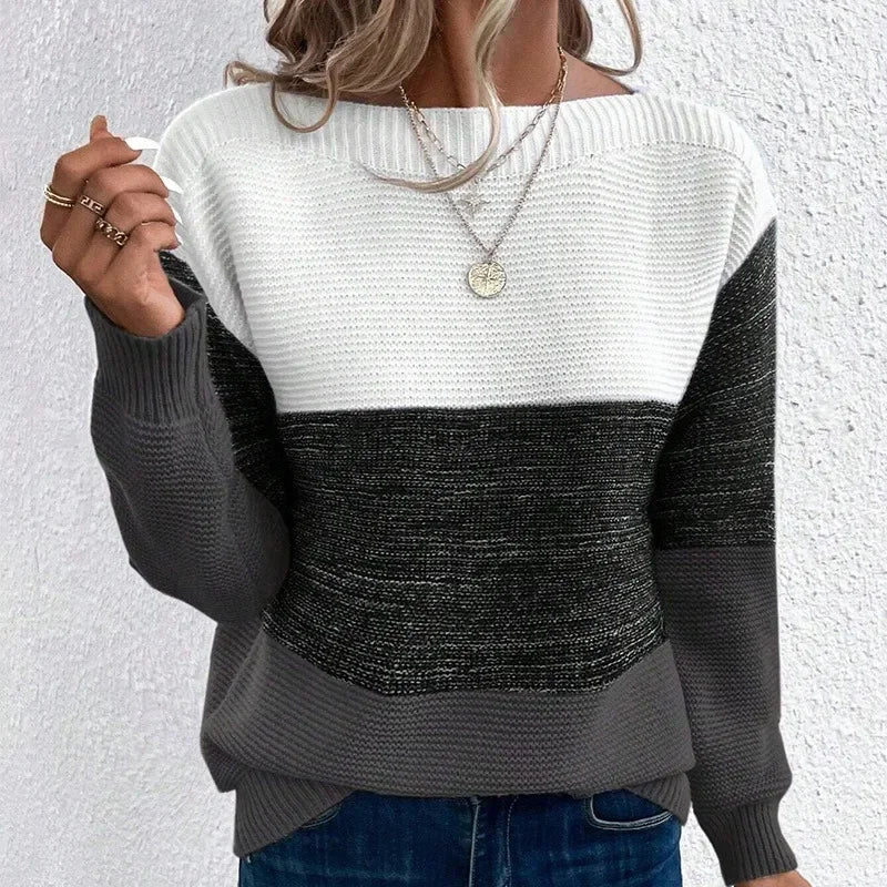 Women Sweater, Long Sleeve Casual Fall Warm Jumper Comfortable Trendy
