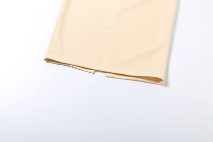 Weird Puss Women's 2-Piece Ruffled Jacket & Skirt