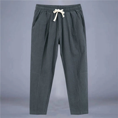 Men's Cotton Linen Casual Street Pants