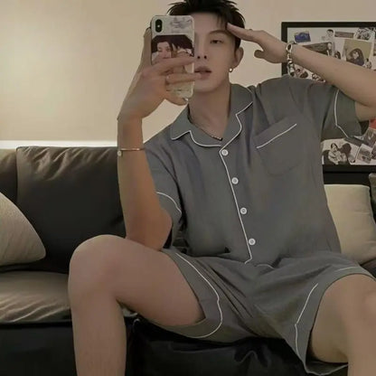 Men's Cotton Pajamas Set