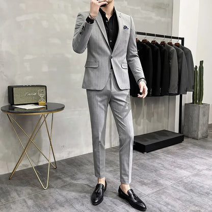 Men's Luxury Two-Piece Wedding & Business Suit