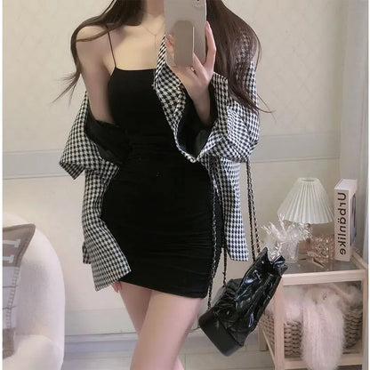 Elegant Sleeveless Mini Sheath Dress – Summer Slim Sexy Dress