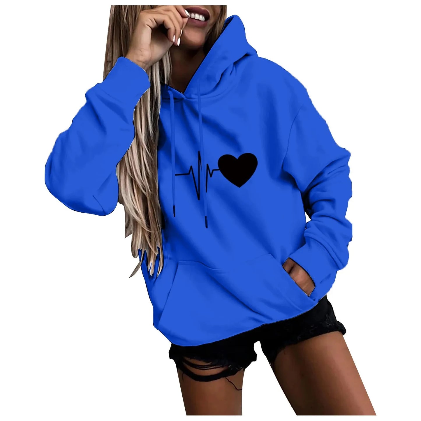 Casual Fun Print Women's Hoodie
