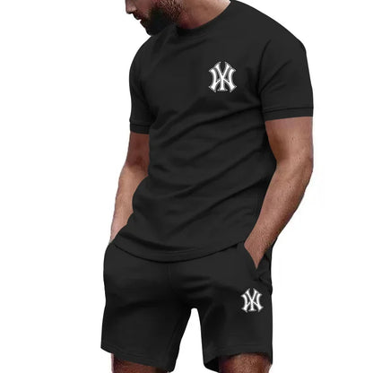 Men's Summer Sports Set – T-Shirt & Shorts 2025