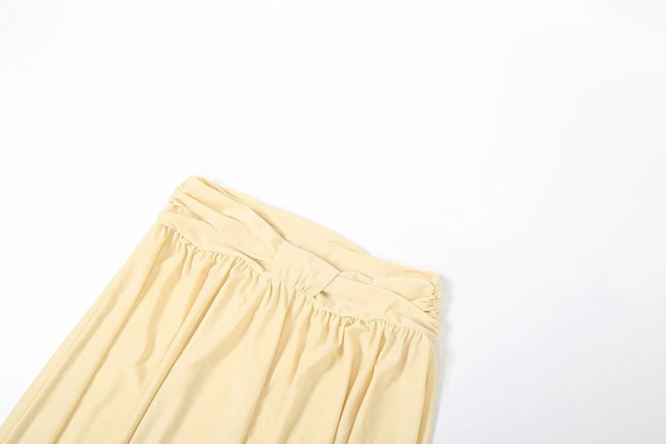 Weird Puss Patchwork 2-Piece Set – Backless Crop Top & Skirt