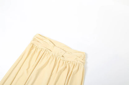 Weird Puss Patchwork 2-Piece Set – Backless Crop Top & Skirt