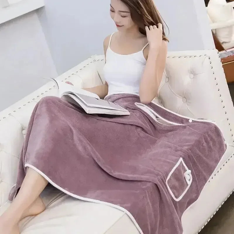 Women's Wearable Bath Towel 140x85cm – Fast Dry