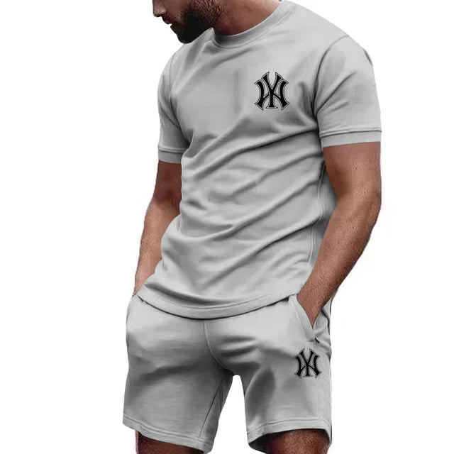 Men's Summer Sports Set – T-Shirt & Shorts 2025