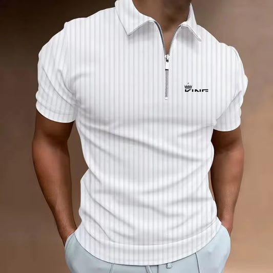 Men Polo Shirt Summer Short Sleeve Luxury Fashion