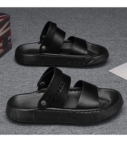 Men's casual summer sandals soft sole beach shoes