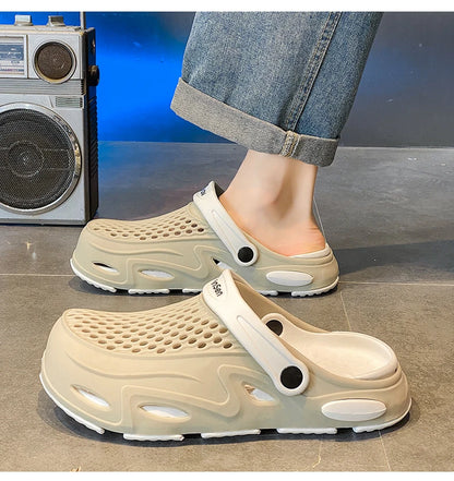 Men's summer sandals breathable soft non-slip outdoor shoes