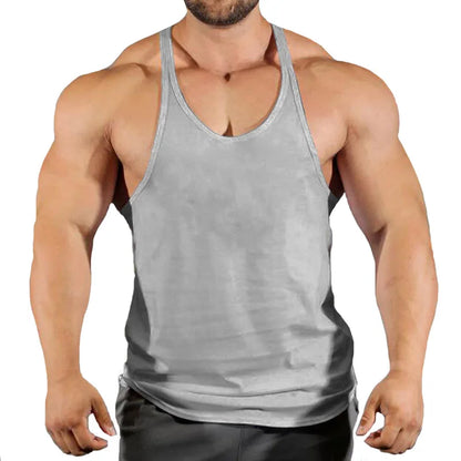 Men’s Quick Dry Gym Tank Top – Sleeveless Fitness Vest