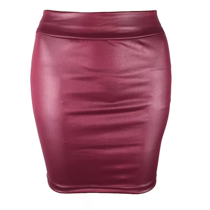 Women Summer High-Waist Mini Bodycon Skirt