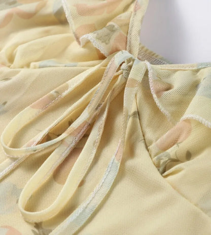 Sexy Summer Floral Dress – Sleeveless Backless 2025