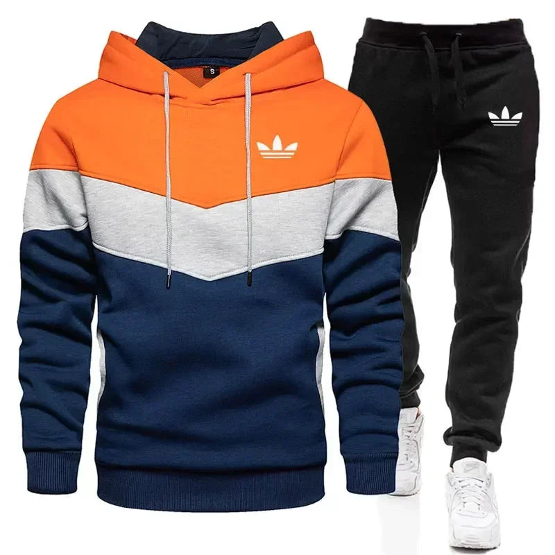 5 Men’s Hoodie & Jogger Set – Casual Sportswear 2025