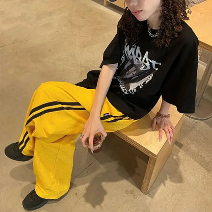 Kpop Harajuku Baggy Cargo Pants – Women Streetwear