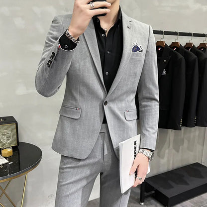 Men's Luxury Two-Piece Wedding & Business Suit