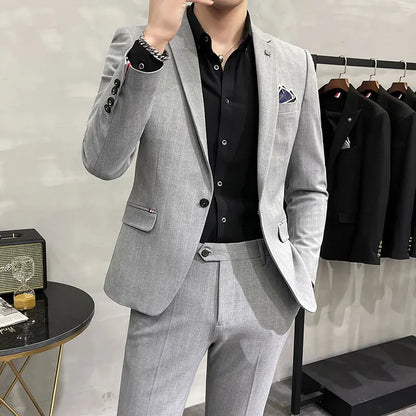 Men's Luxury Two-Piece Wedding & Business Suit