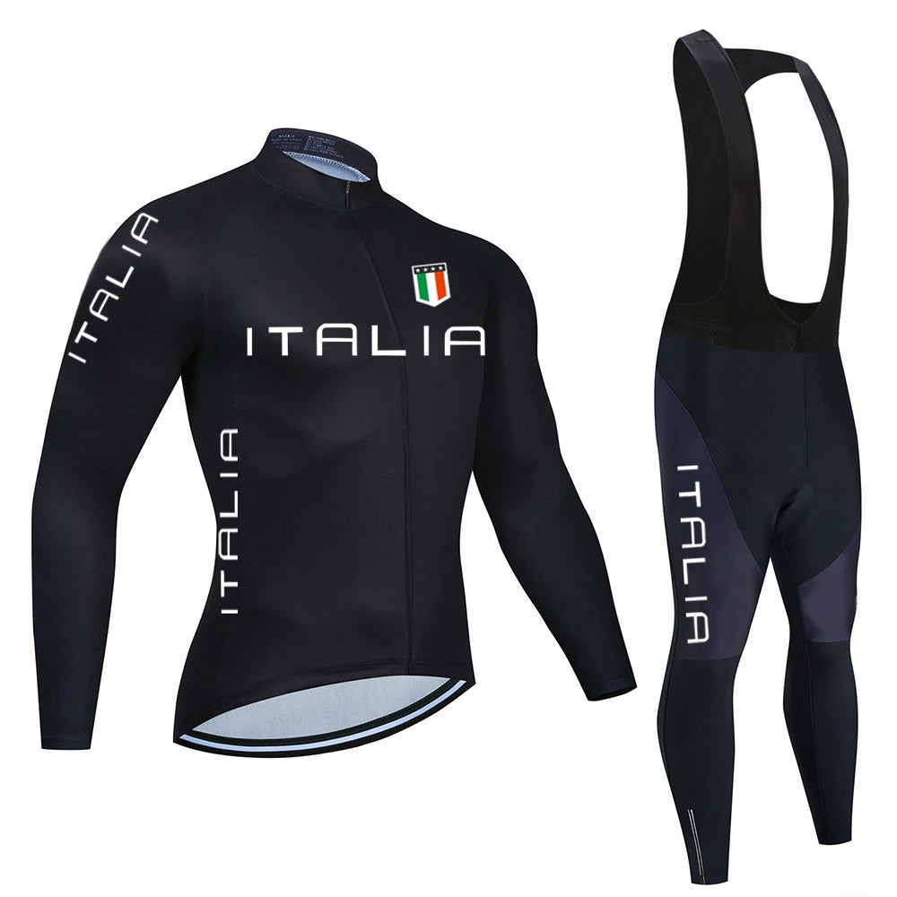 ITALIA Men’s Long Sleeve Cycling Jersey MTB