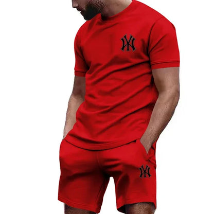 Men's Summer Sports Set – T-Shirt & Shorts 2025