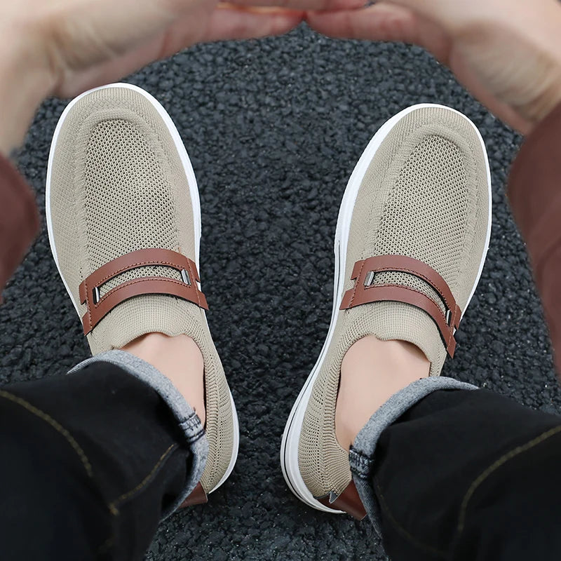 Men's Casual Lightweight Breathable Sports Walking Canvas Shoes