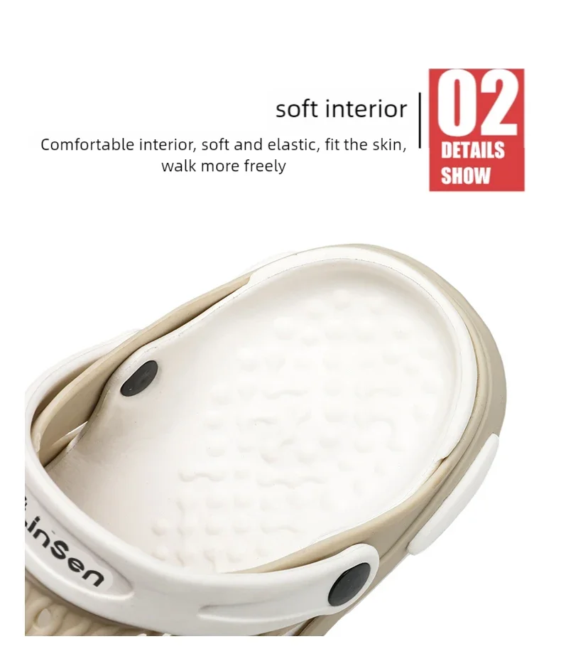 Men's summer sandals breathable soft non-slip outdoor shoes