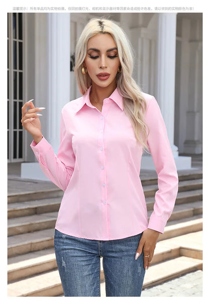 Women's Casual Long Sleeve Shirt Loose Fashion Top