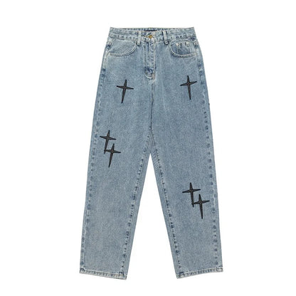 Men's Baggy Wide Leg Streetwear Jeans