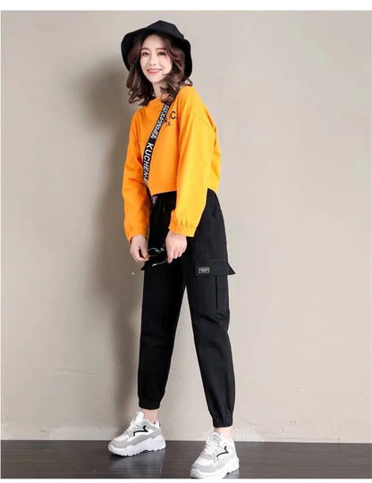 Women's Cool Cargo Joggers - High Waist Casual Pants