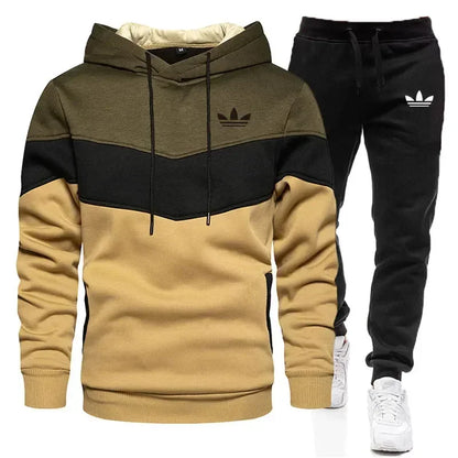 5 Men’s Hoodie & Jogger Set – Casual Sportswear 2025