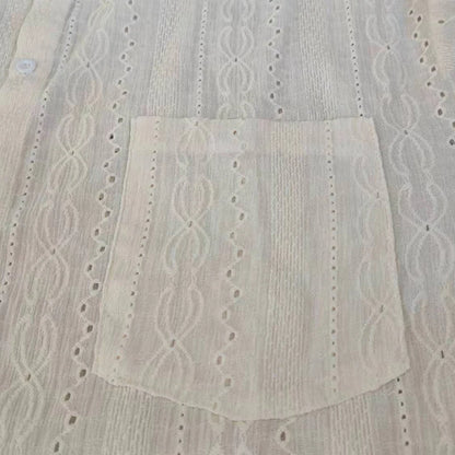 Men’s apricot mesh shirt, sexy summer fashion