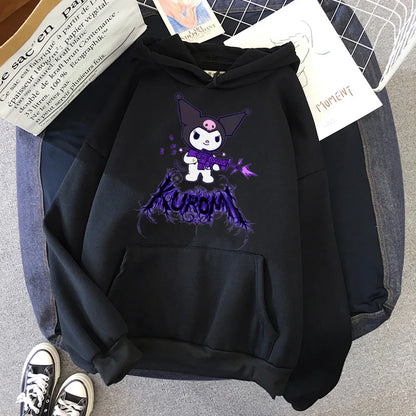 Kuromi Anime Cute Women's Hoodie Y2K Sweatshirt