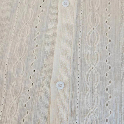 Men’s apricot mesh shirt, sexy summer fashion