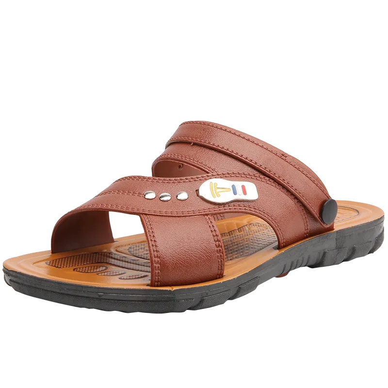 Leather Sandals Outdoor Beach Summer Anti-Slip Breathable Casual Comfort