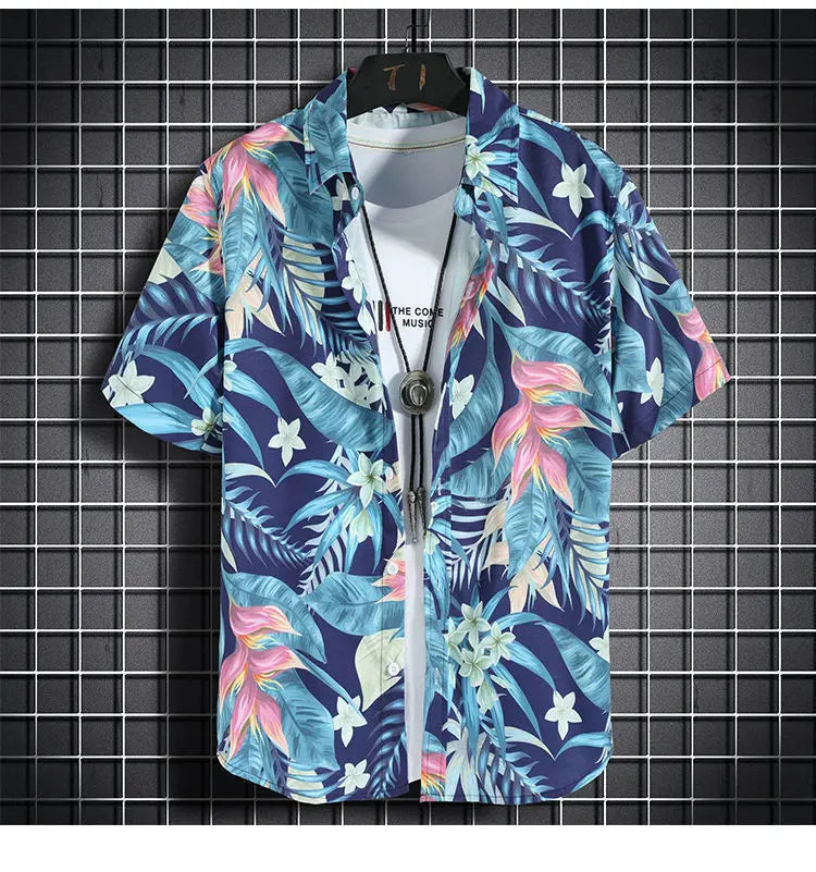Men’s Hawaiian Beach Set – Quick Dry Summer Outfit