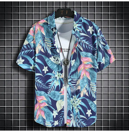 Men’s Hawaiian Beach Set – Quick Dry Summer Outfit
