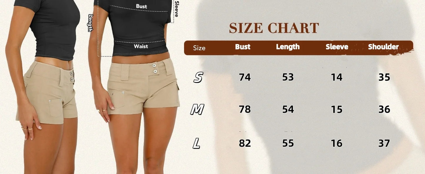 Sexy Slim Fit White Crop Tee  Women’s Streetwear Tank Top