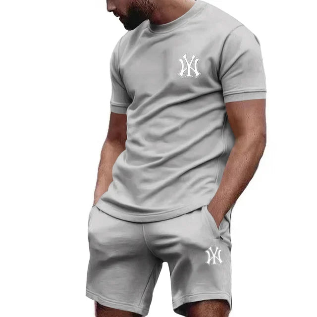 Men's Summer Sports Set – T-Shirt & Shorts 2025