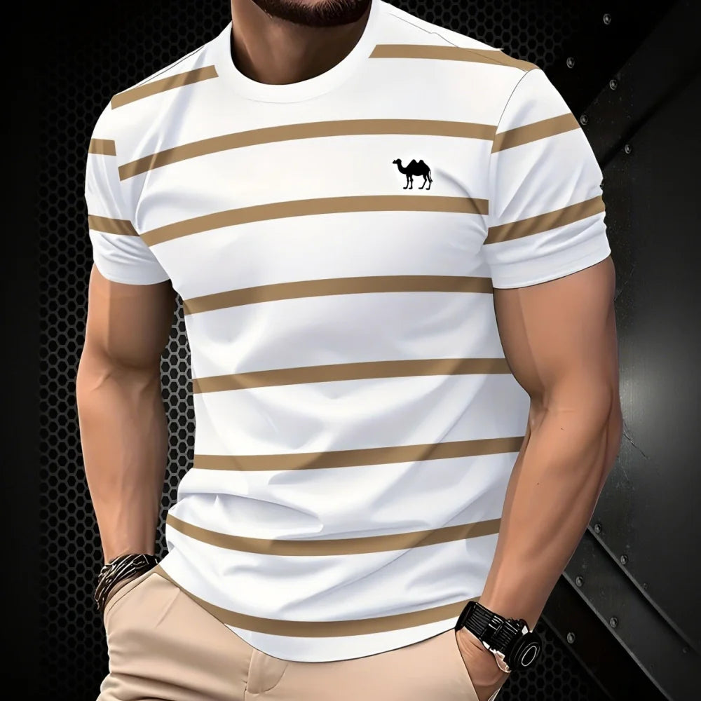 Men's Graphic 3D T-Shirt – Summer Y2K Style