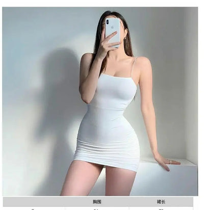 Elegant Sleeveless Mini Sheath Dress – Summer Slim Sexy Dress