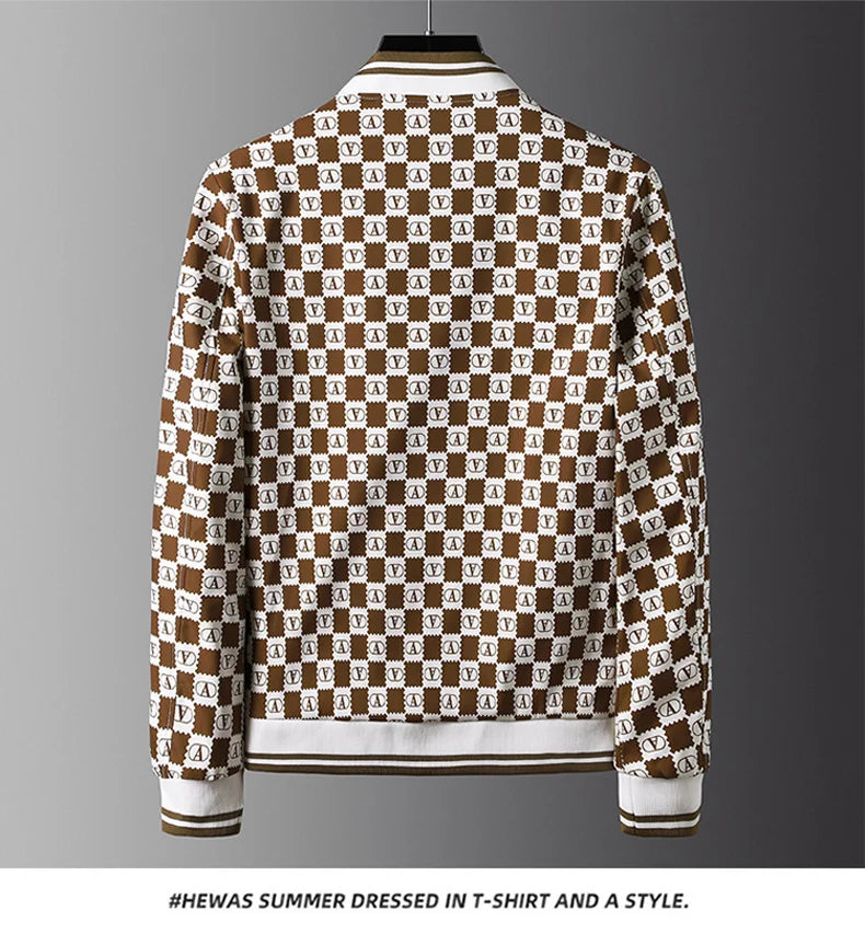 Men's Slim Casual Jacket, Lightweight, Windproof, Sizes up to 5XL