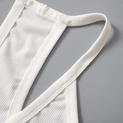 Women’s V-Neck Ribbed Tank Top – Spring/Summer 2025