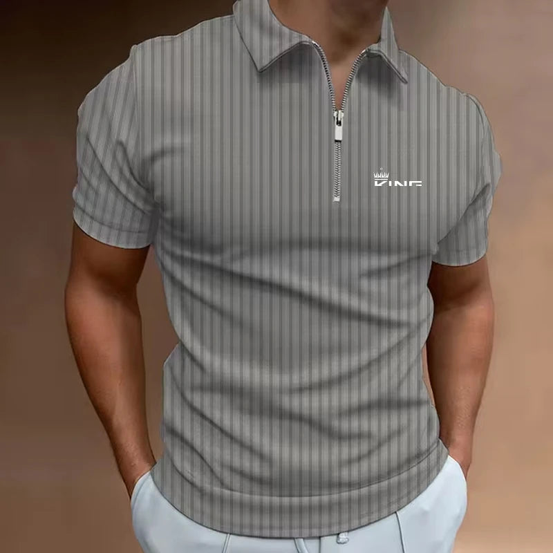 Men Polo Shirt Summer Short Sleeve Luxury Fashion