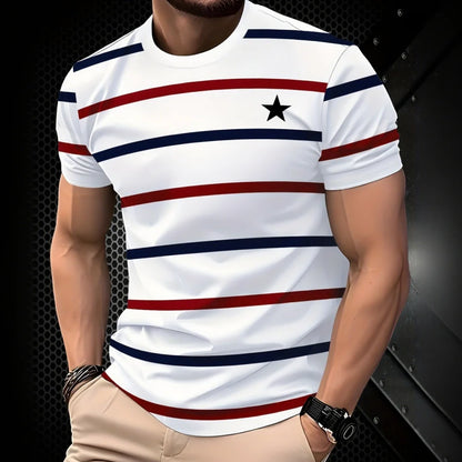 Men's Graphic 3D T-Shirt – Summer Y2K Style